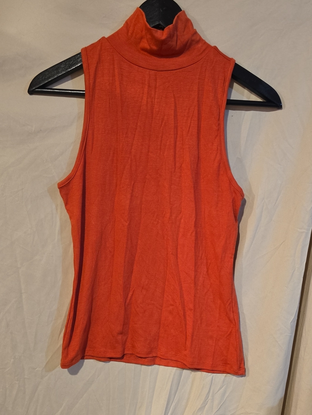 Universal Thread Sleeveless Turtleneck Tank - Orange